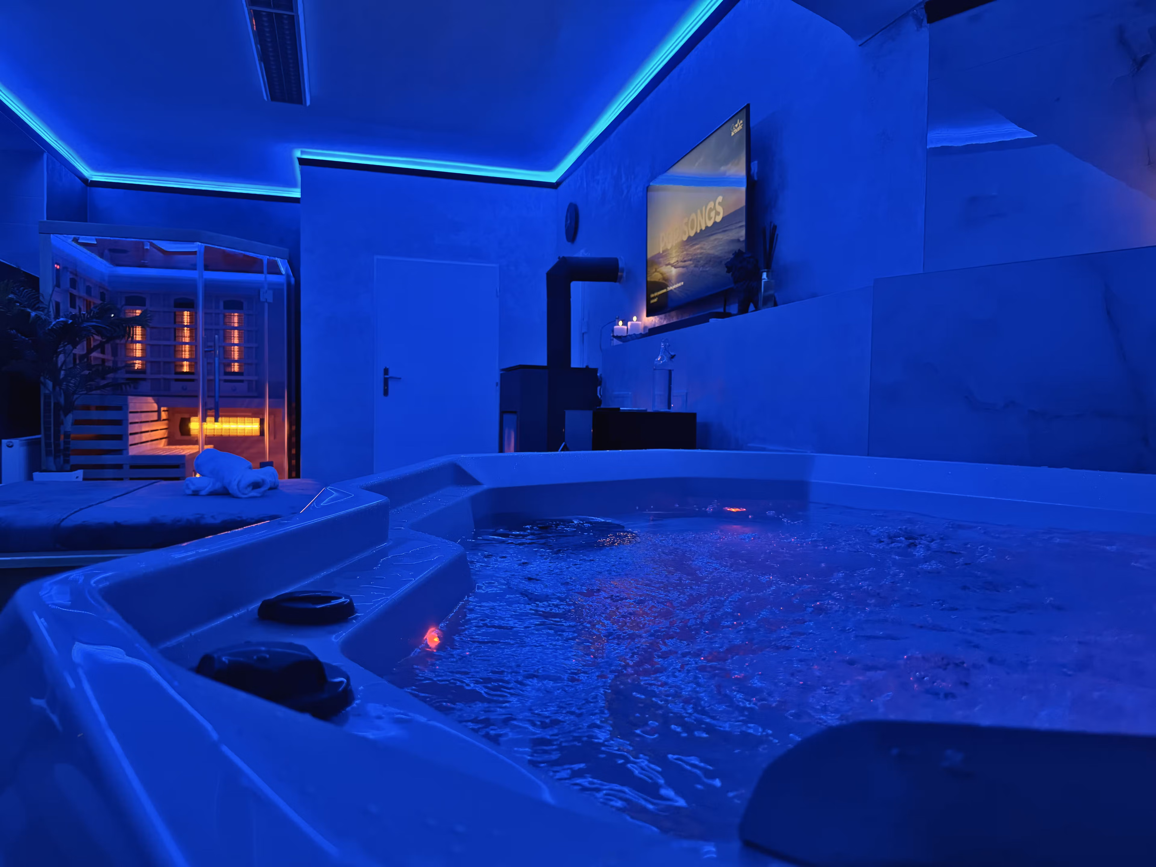 Privátní apartmán s vířivkou a infrasaunou